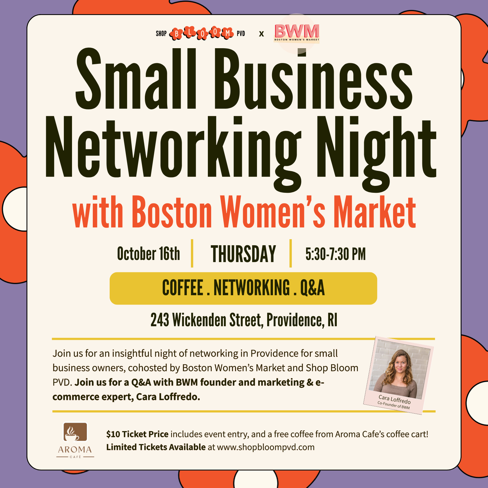 Small Business Networking Night with Boston Women's Market
