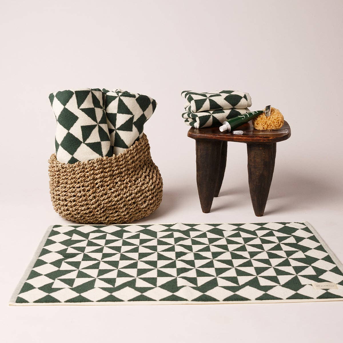 Gatsby Bath Mat - Sequoia