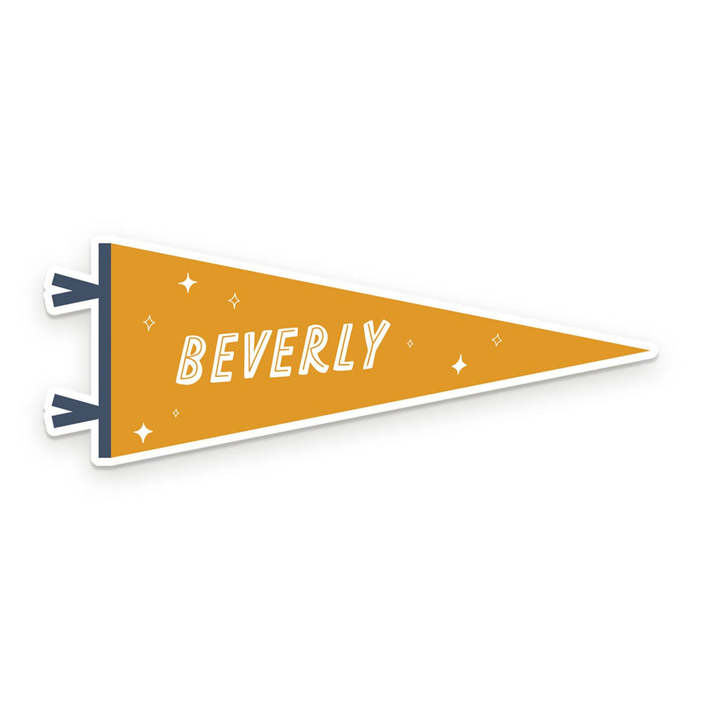 Custom City Pennant Sticker: Heirloom