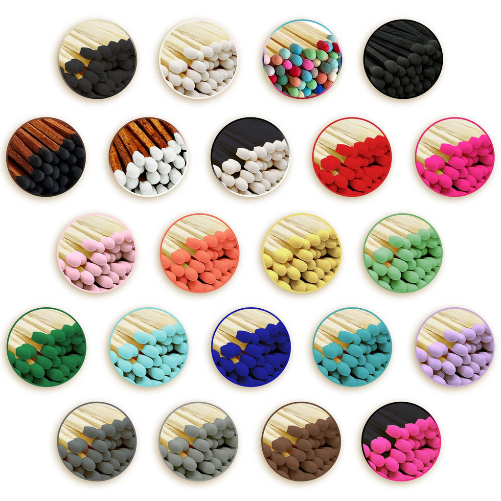 2" Matches + Mini Cloche - Colors of Your Choice + Strikers: Light Pink