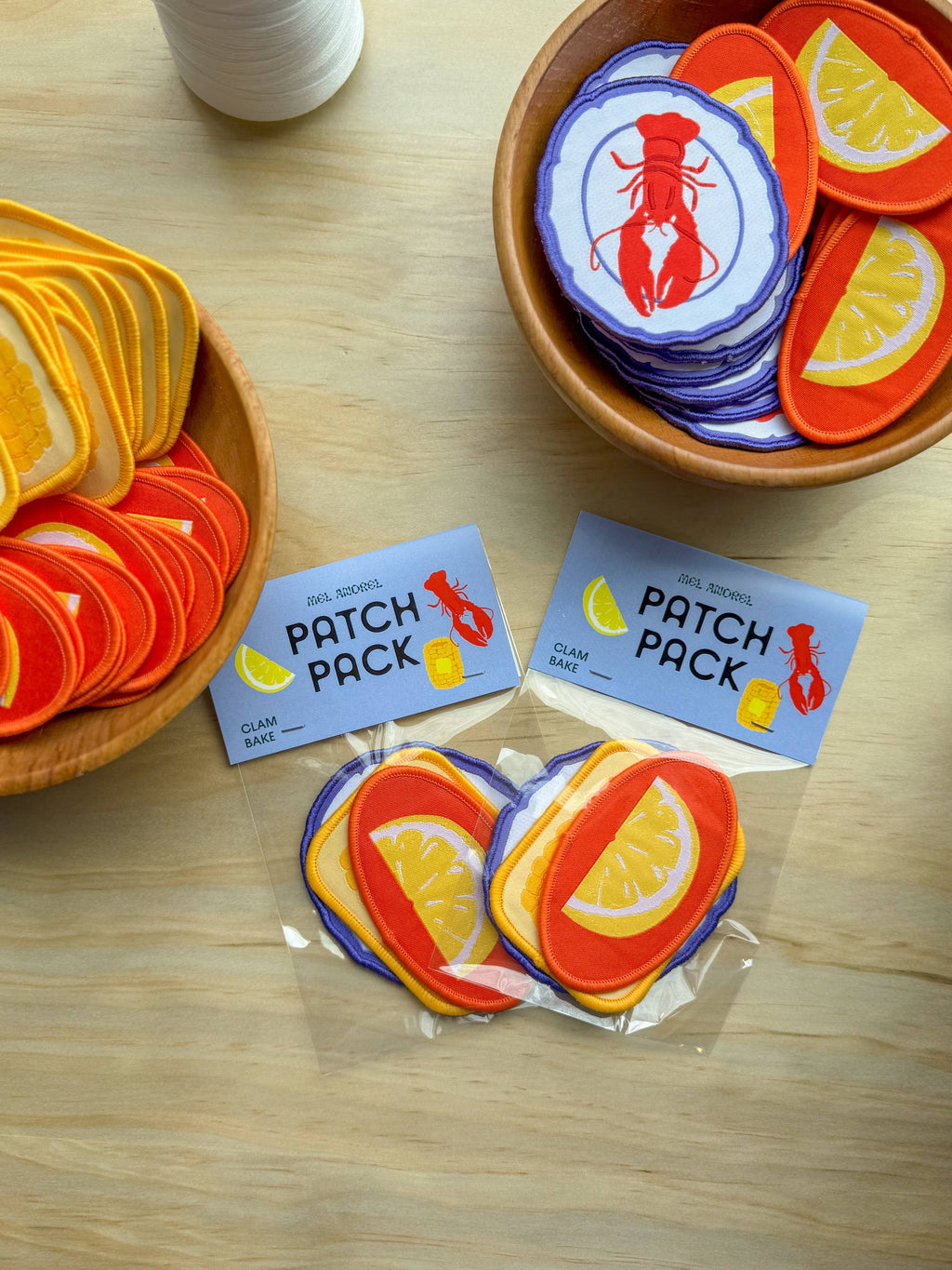 Iron On Patch Pack - Clam Bake