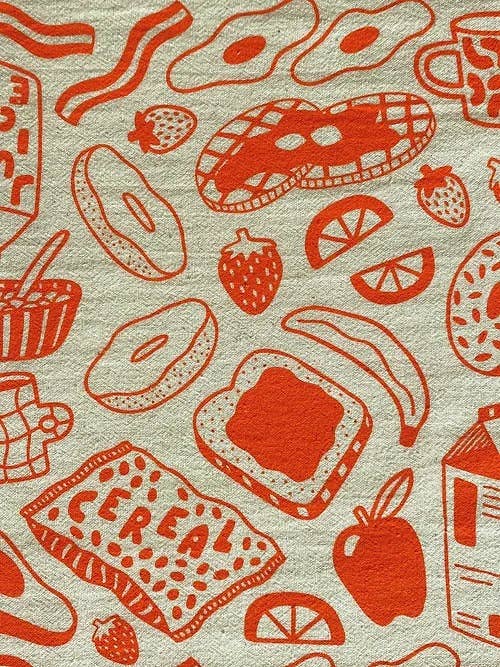 Tea towel - breakfast