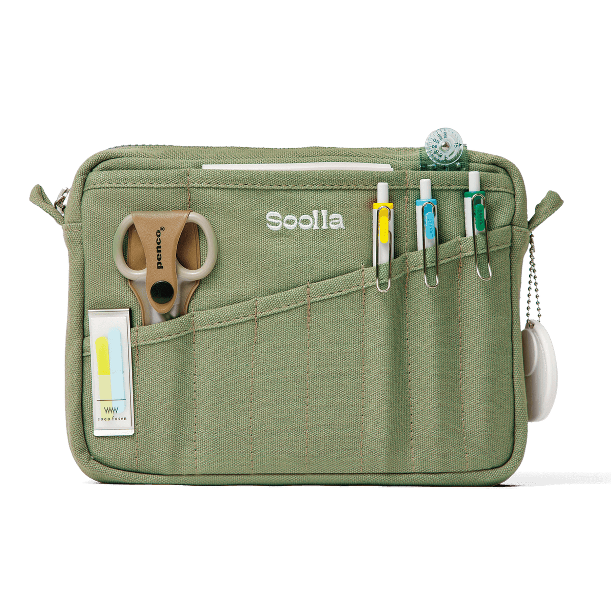 Soolla® Studio Pouch, Sangria (Stationery Pouch)