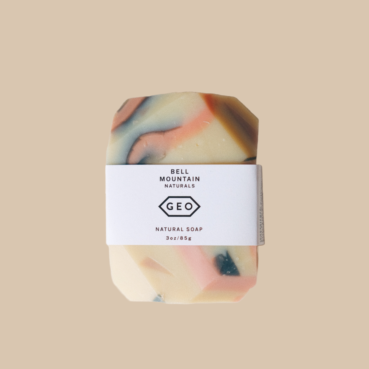 Terrazzo Gem bar soap. Full size.: Gold(vetiver & bergamot)