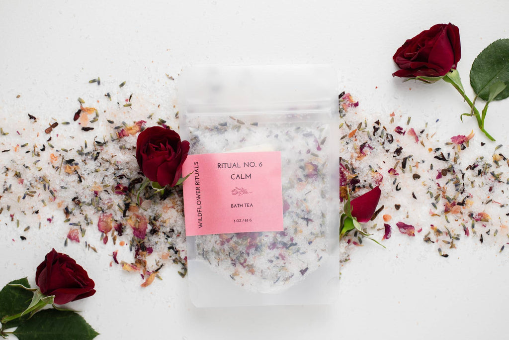Ritual No. 6 Calm Botanical Bath Tea - Lavender Rose
