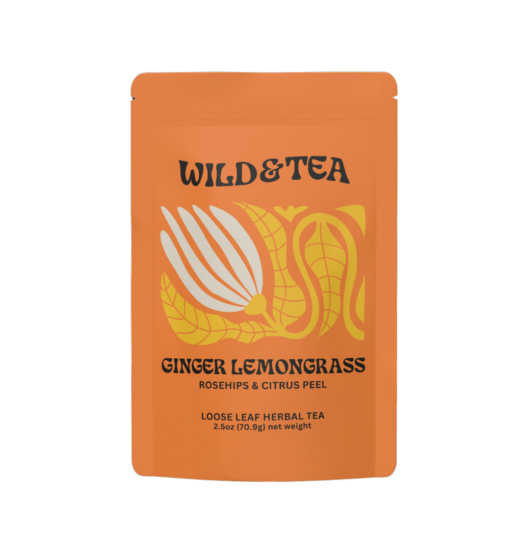 Ginger Lemongrass Herbal Tea: 2.5oz