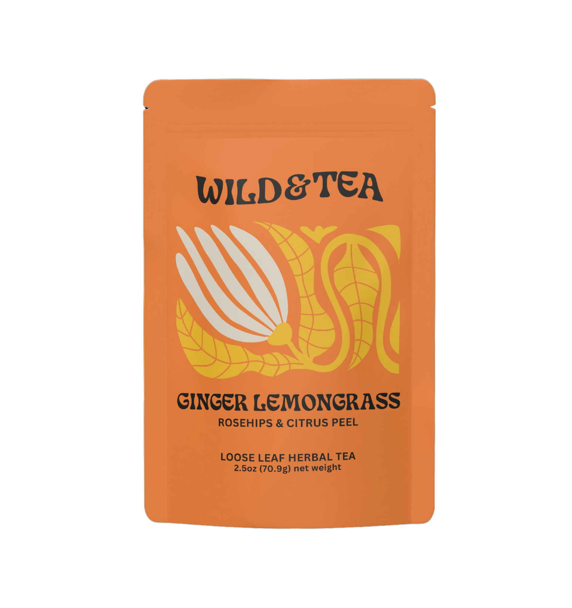 Ginger Lemongrass Herbal Tea: 2.5oz