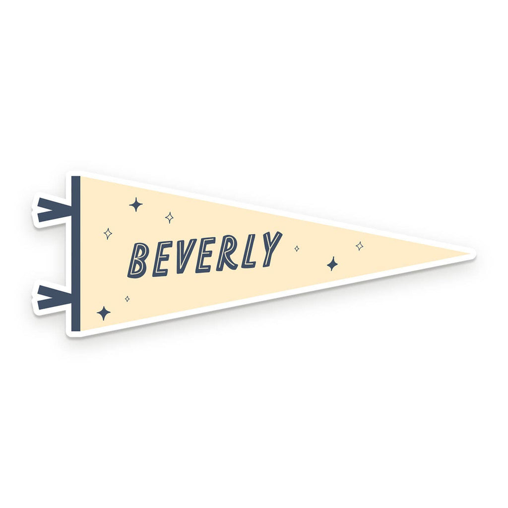 Custom City Pennant Sticker: Heirloom
