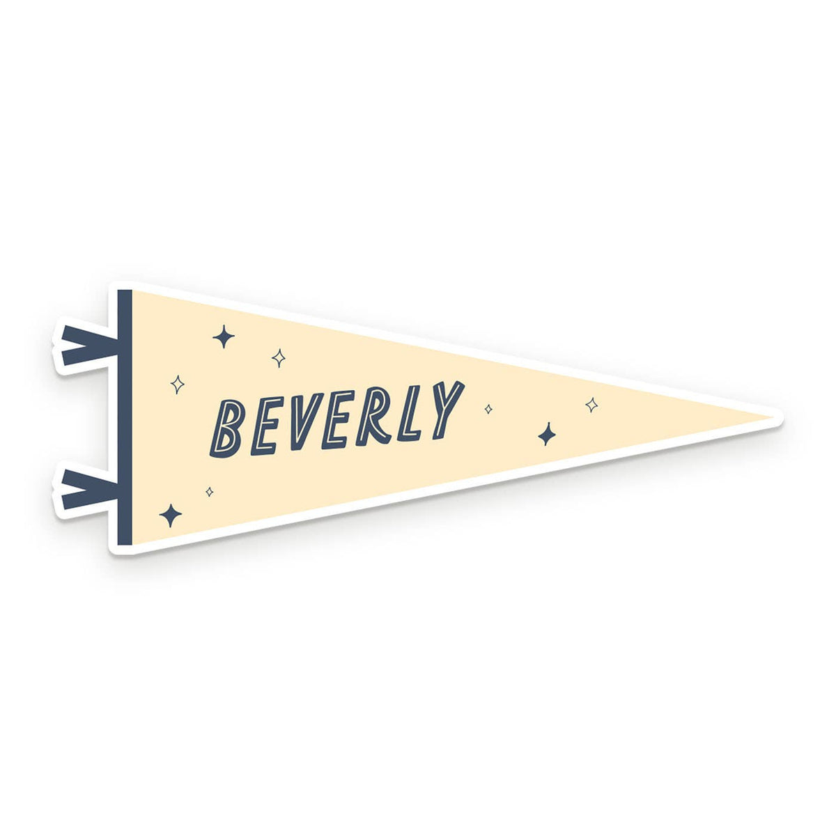 Custom City Pennant Sticker: Heirloom