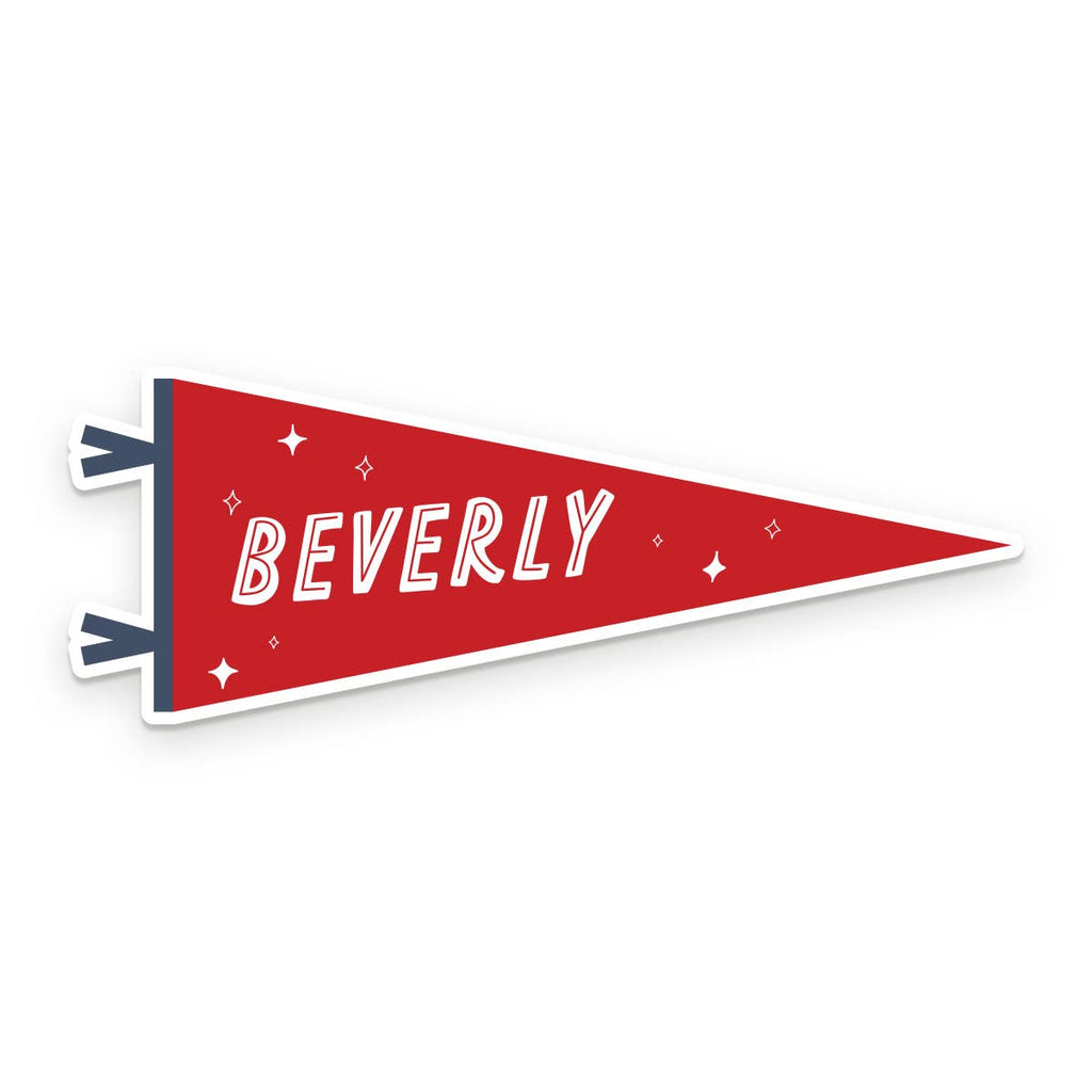 Custom City Pennant Sticker: Heirloom