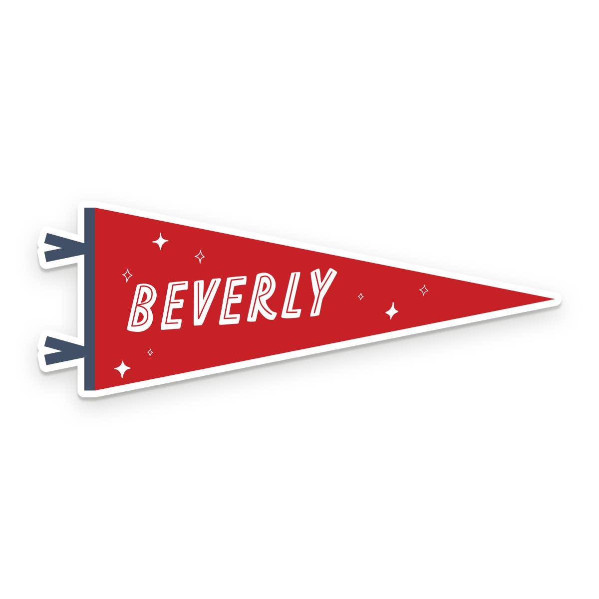 Custom City Pennant Sticker: Heirloom