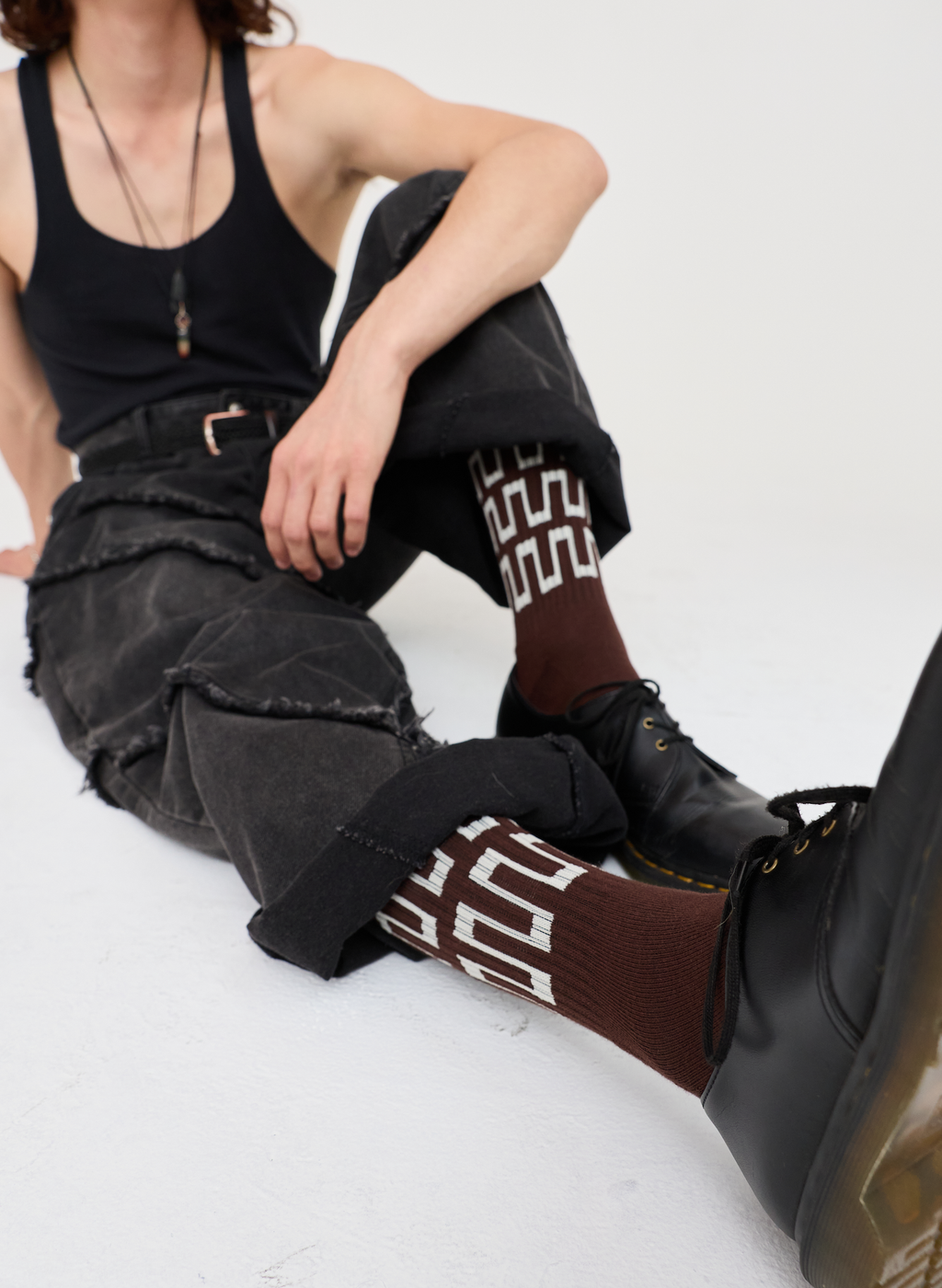 Slacker Crew Socks: Cactus