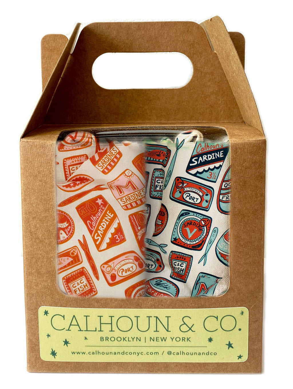 Sardines Tea Towel: Mediterrean