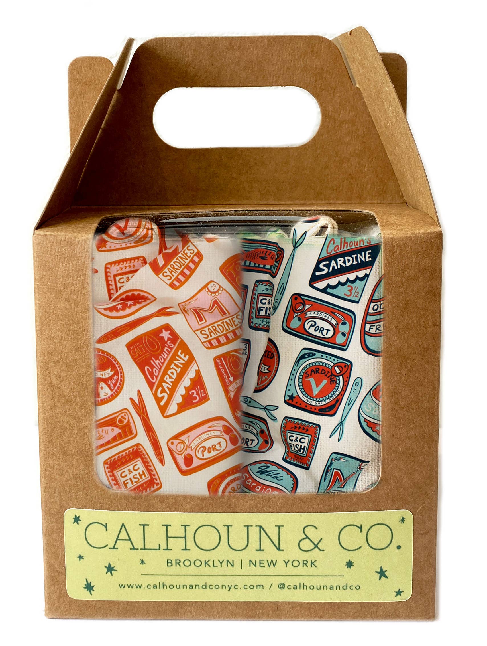 Sardines Tea Towel: Mediterrean