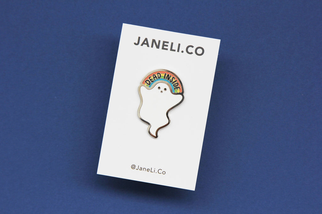 Dead Inside Enamel Pin