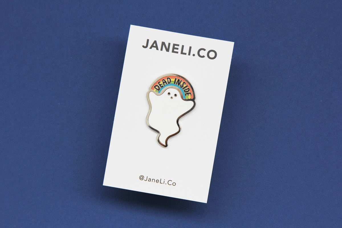 Dead Inside Enamel Pin