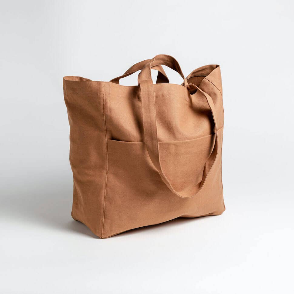 Box Tote - Nutmeg