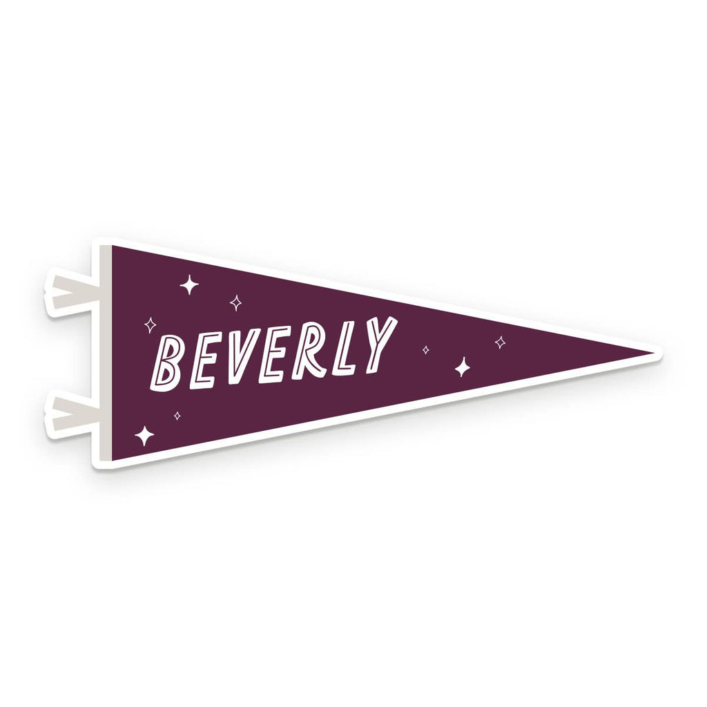 Custom City Pennant Sticker: Heirloom