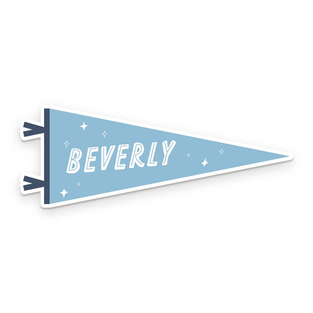 Custom City Pennant Sticker: Heirloom
