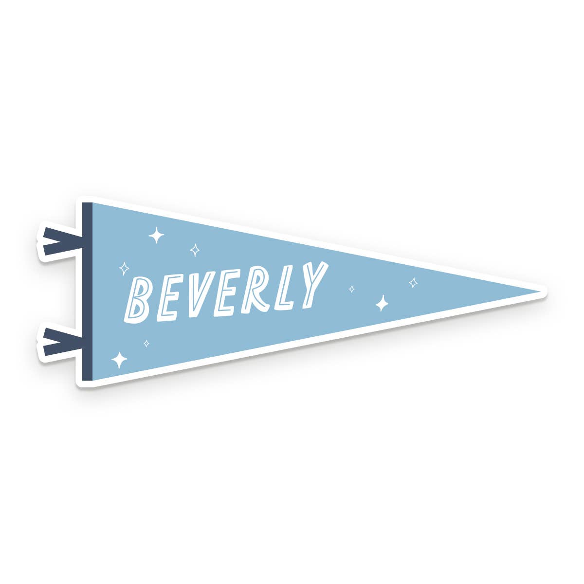 Custom City Pennant Sticker: Heirloom