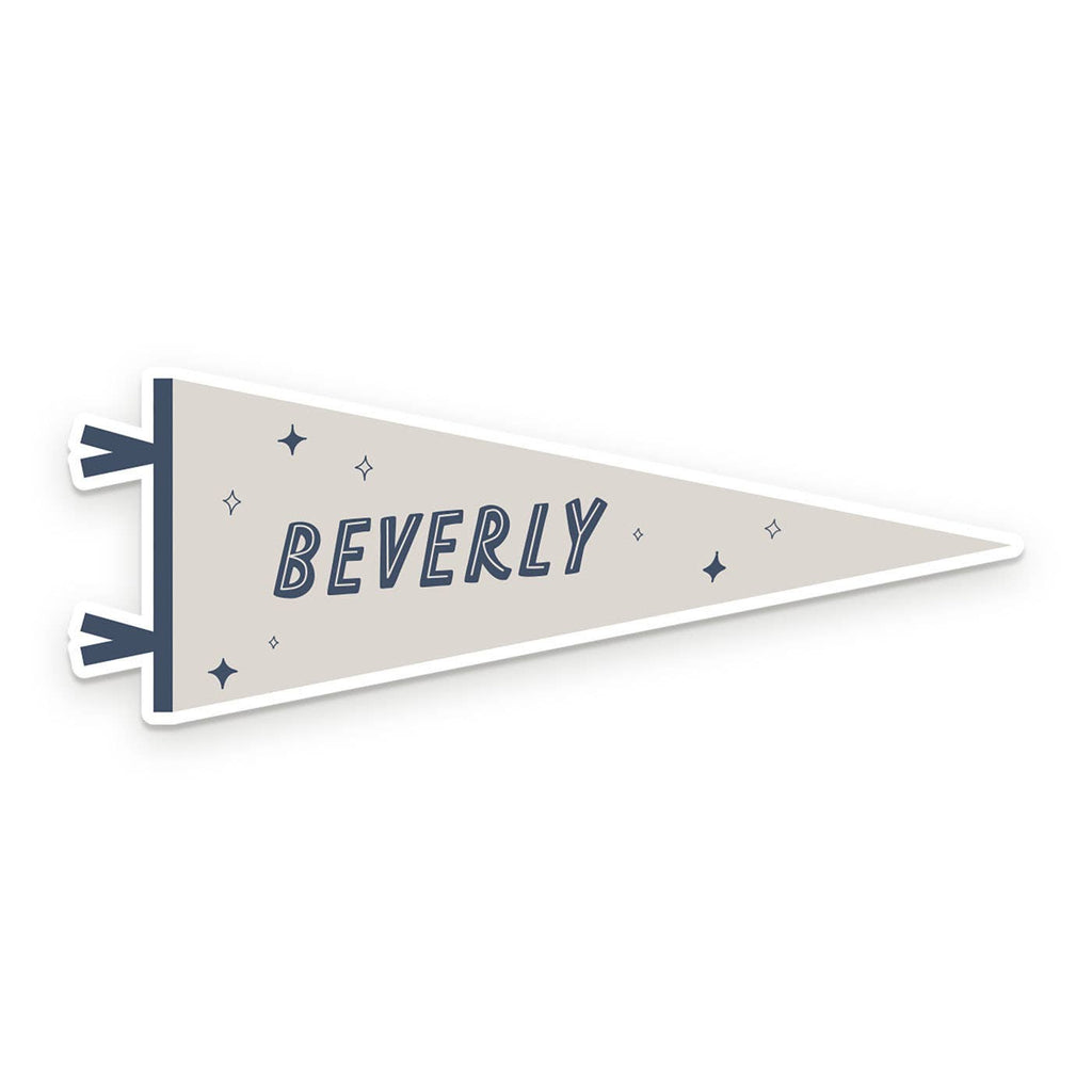 Custom City Pennant Sticker: Heirloom