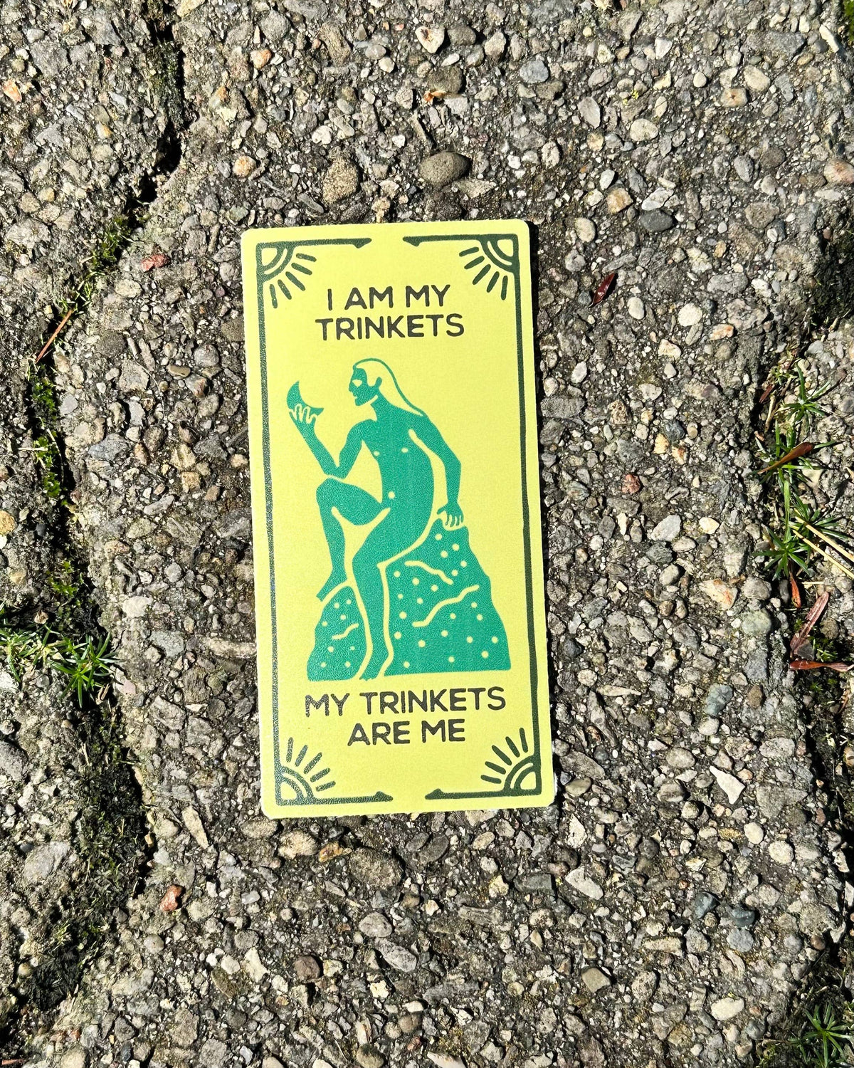 I Am My Trinkets Vinyl Sticker