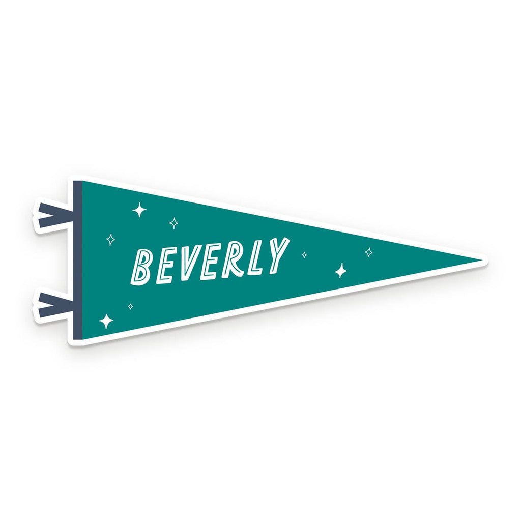 Custom City Pennant Sticker: Heirloom