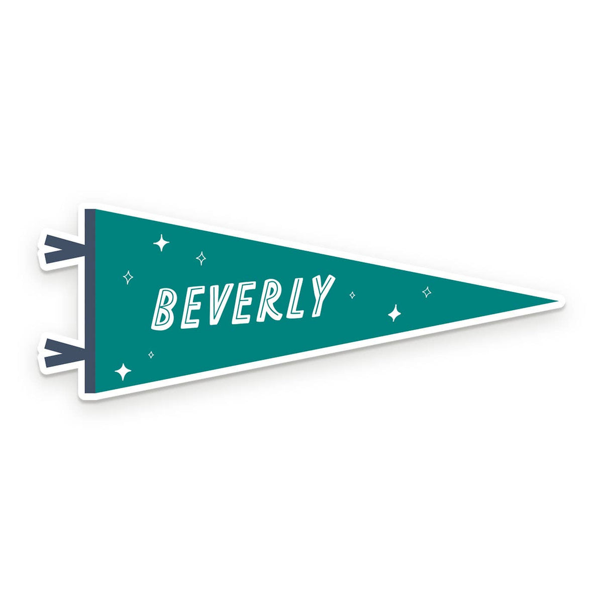 Custom City Pennant Sticker: Heirloom