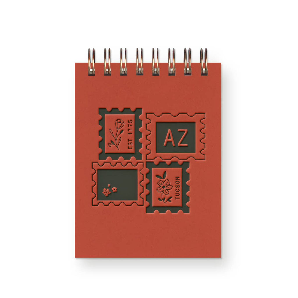Custom City Stamp Mini Jotter Notebook: Heirloom Cover