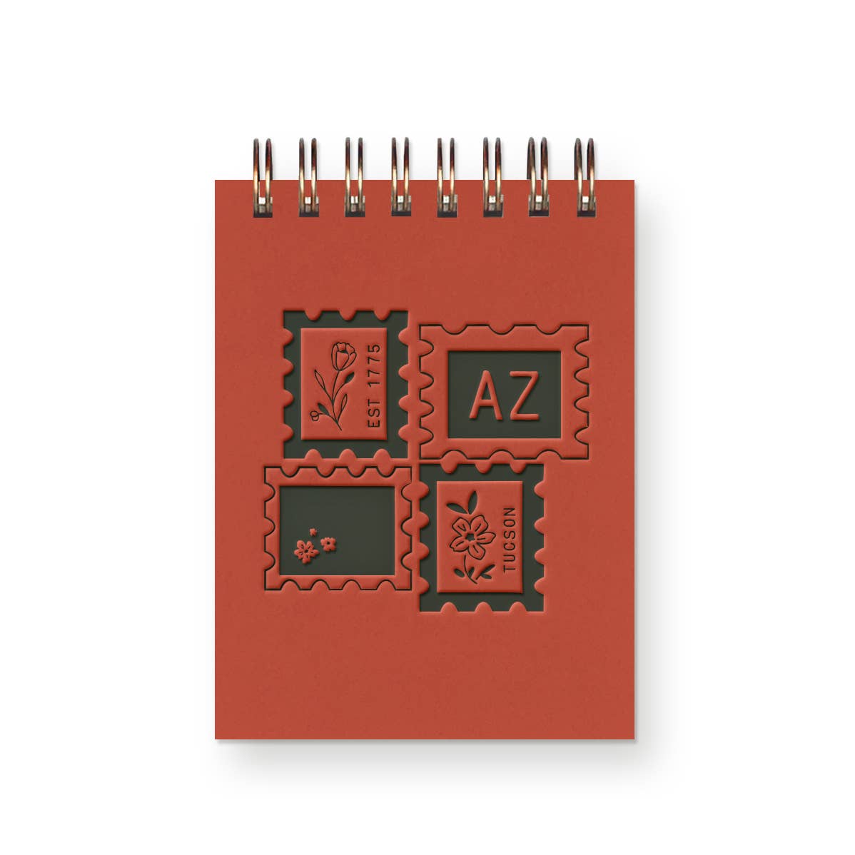Custom City Stamp Mini Jotter Notebook: Heirloom Cover