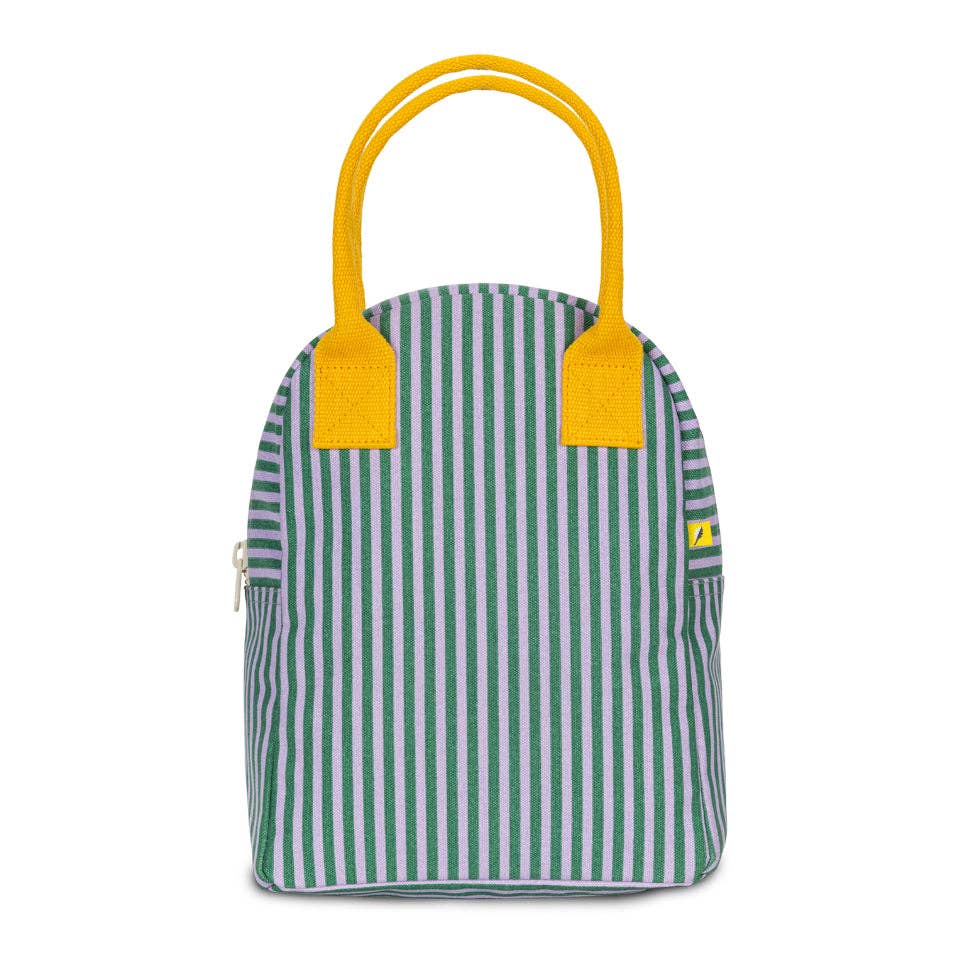 Zipper Lunch - Candy Stripe Grass