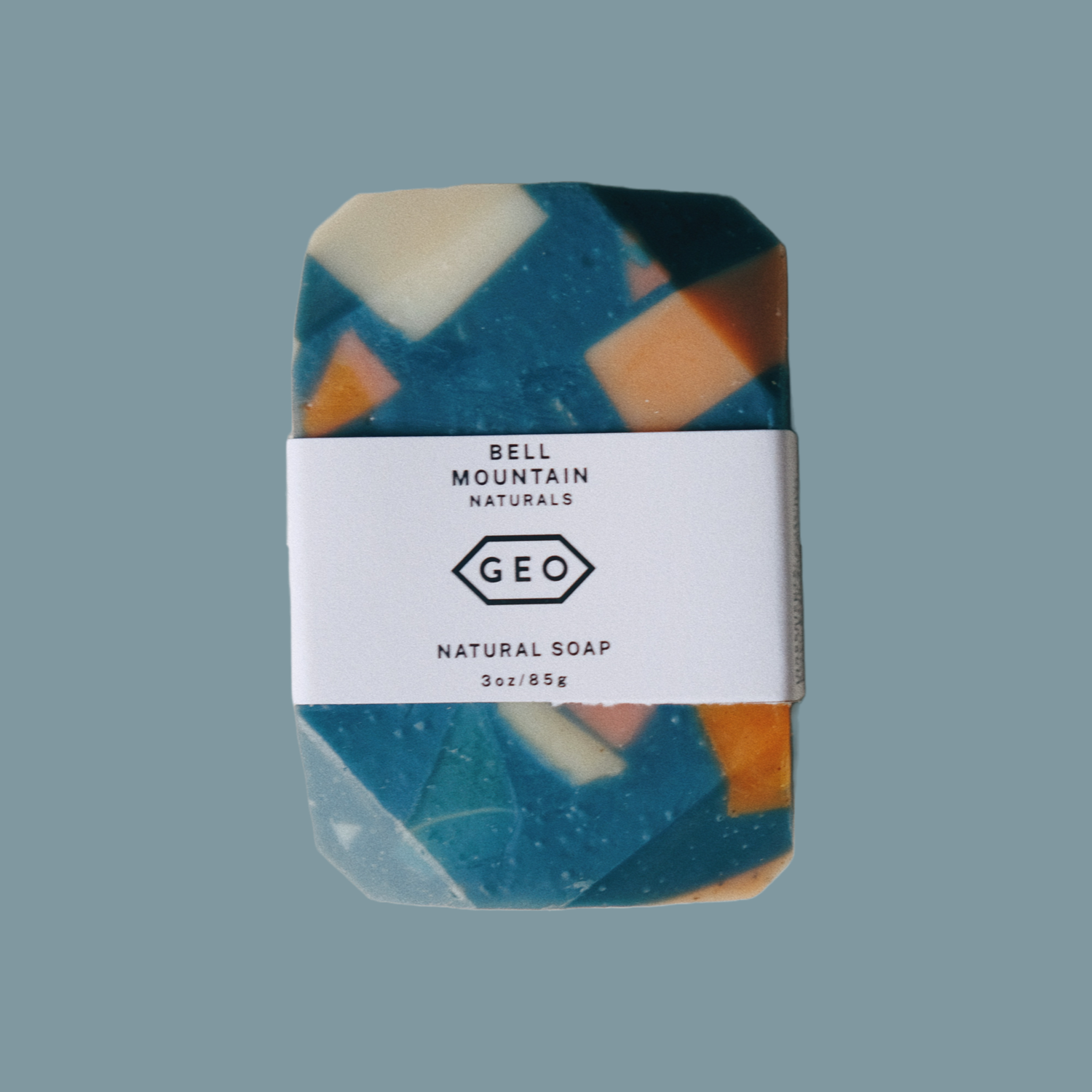 Terrazzo Gem bar soap. Full size.: Pink(spruce & citrus)