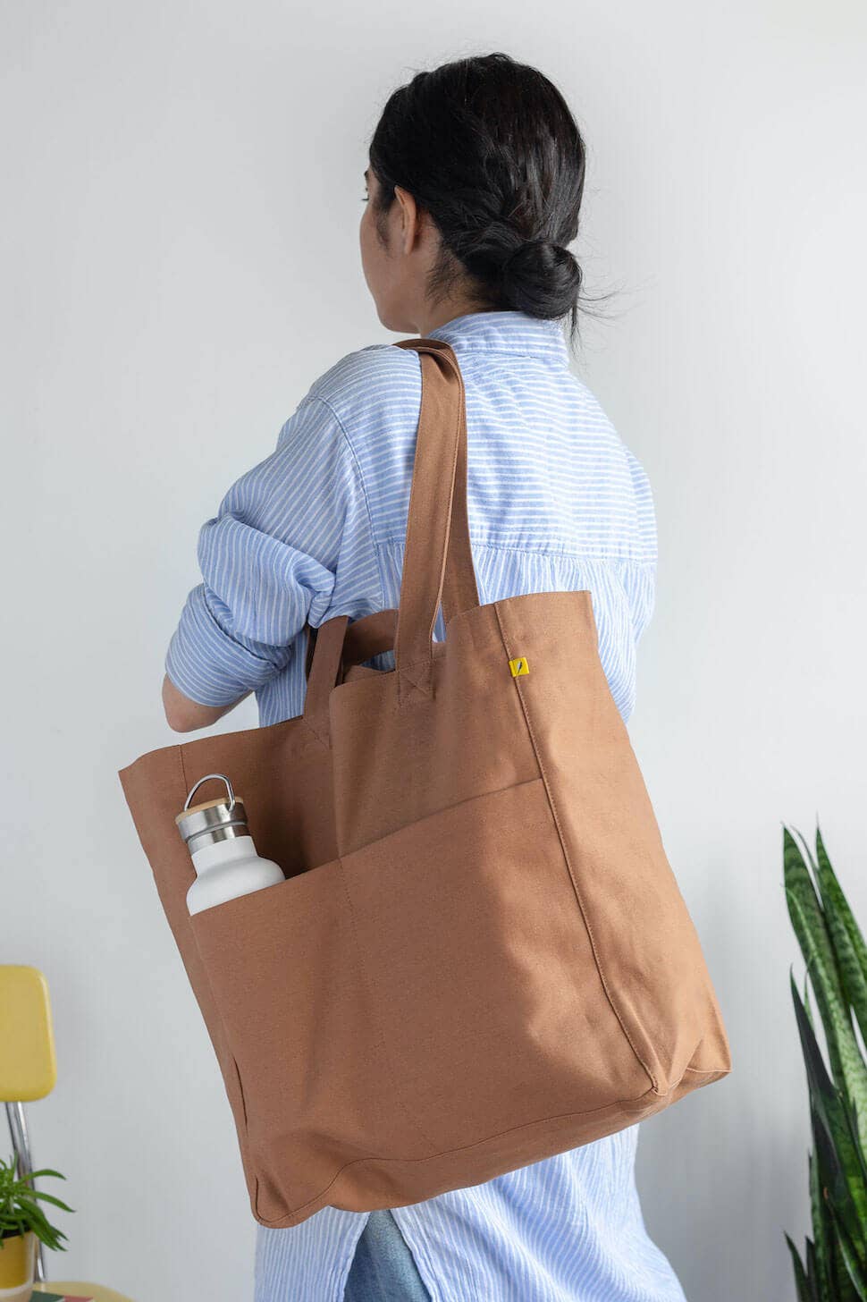 Box Tote - Nutmeg