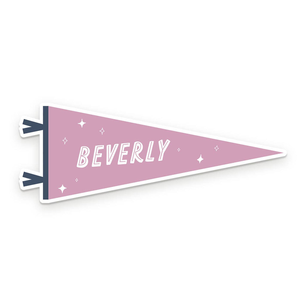 Custom City Pennant Sticker: Heirloom