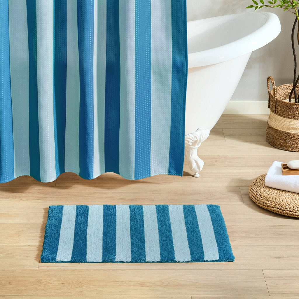 Flamingo Bath Mat (Blue): 20x32 inch