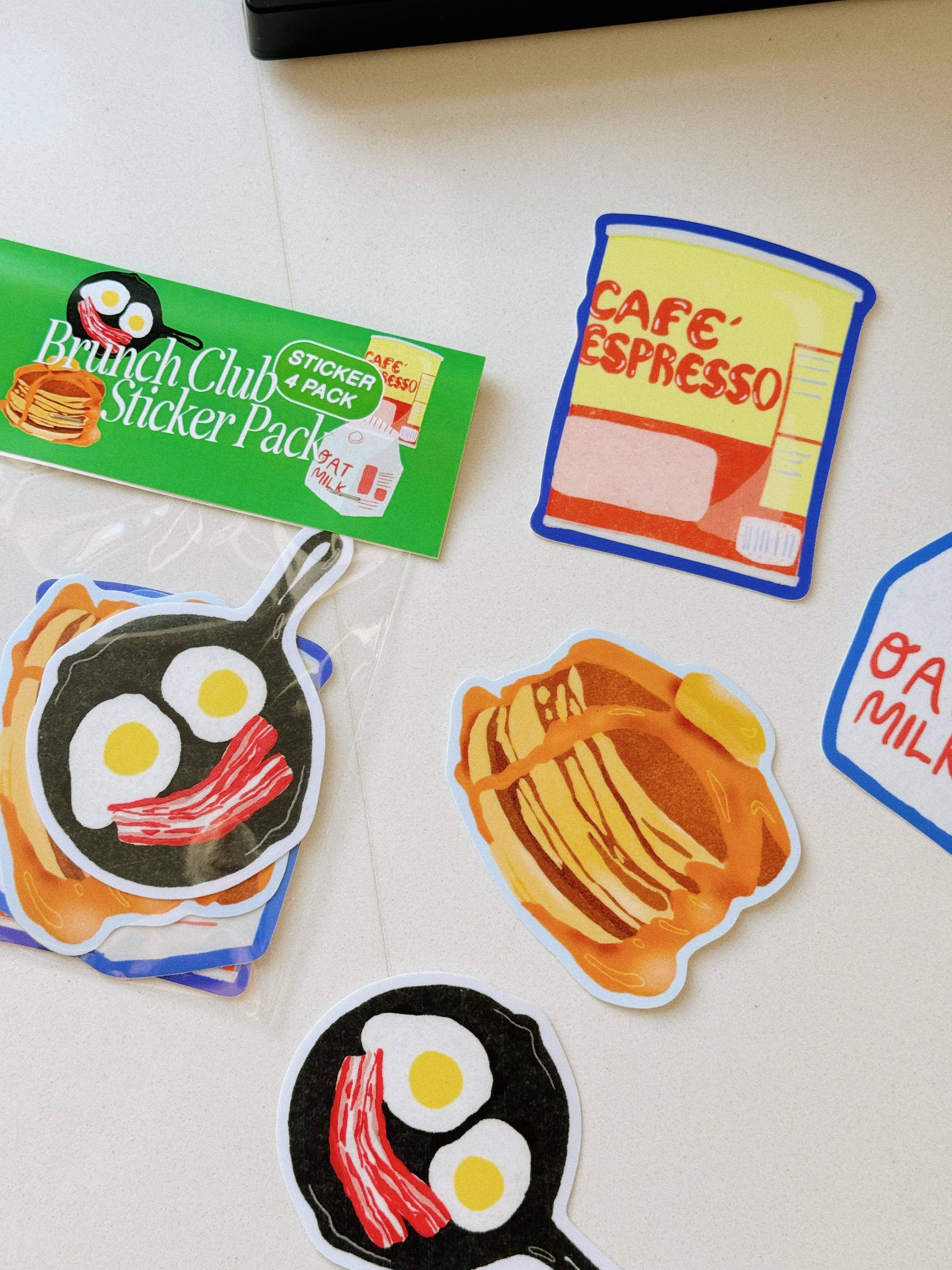 Brunch Club Sticker 4-Pack