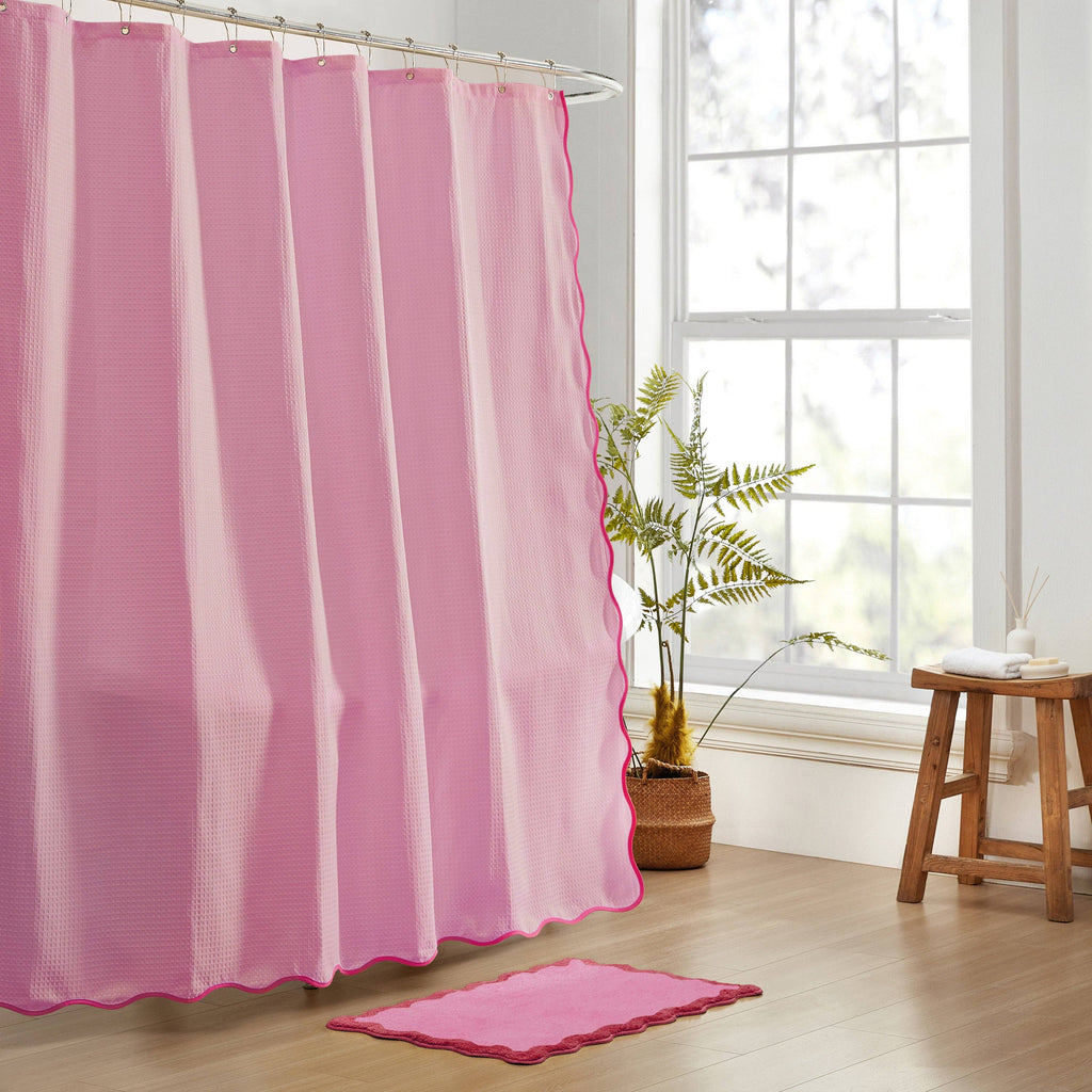 Nereida Bath Mat (Hot Pink): 20x32 inch