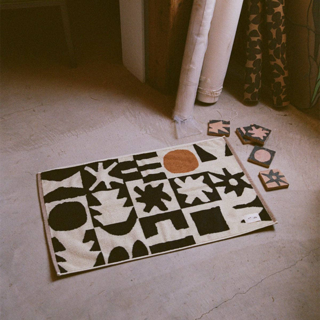 Upton Bath Mat - Black | Upton x Slowtide