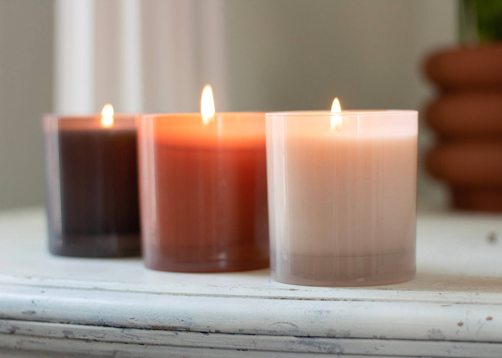 Sanctuary 9 oz. Hue Candle (Leather + Incense)