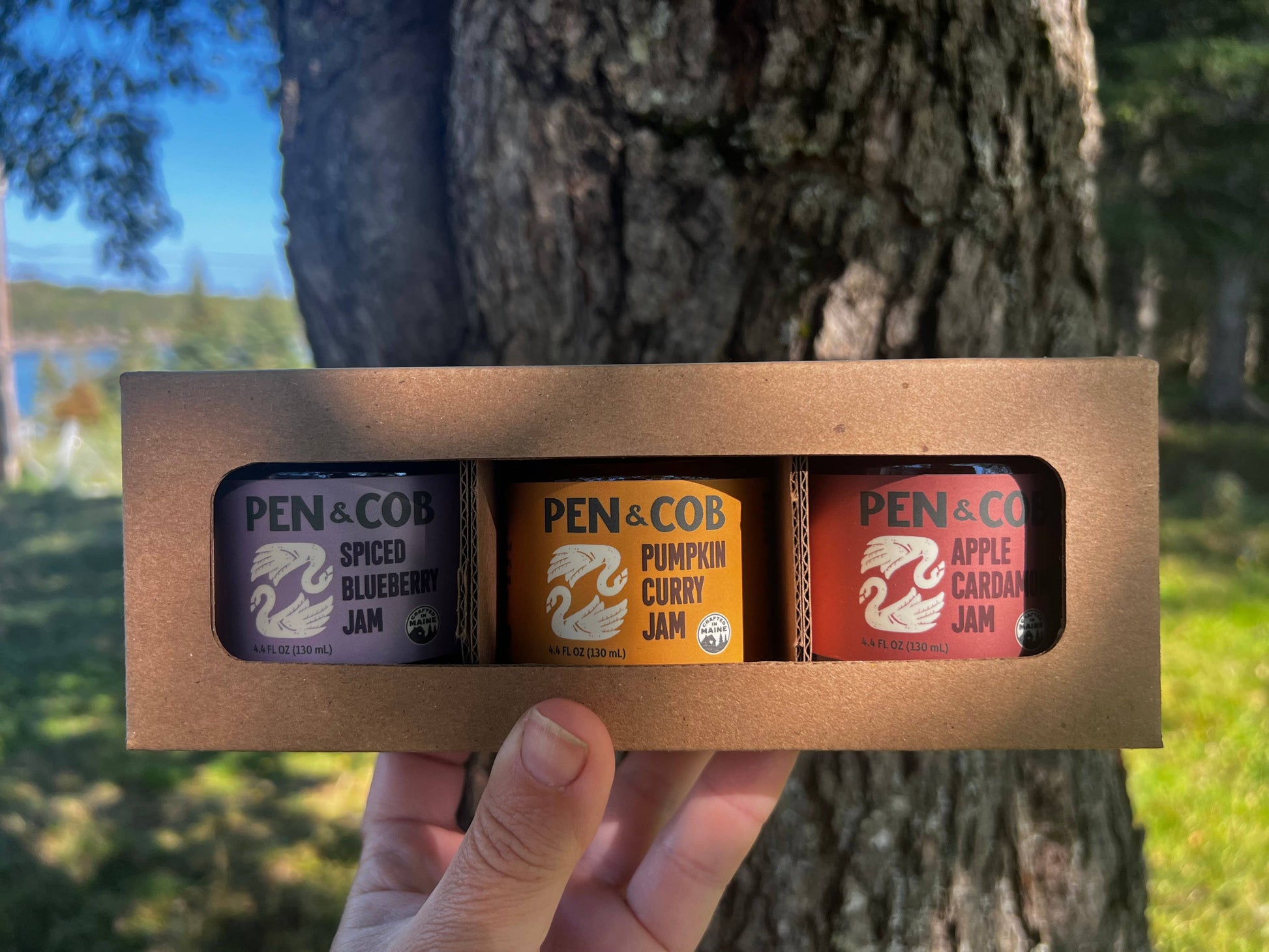 Small Batch Jam Gift Box: Organic Spiced Blueberry | Pumpkin Curry | Apple Cardamom