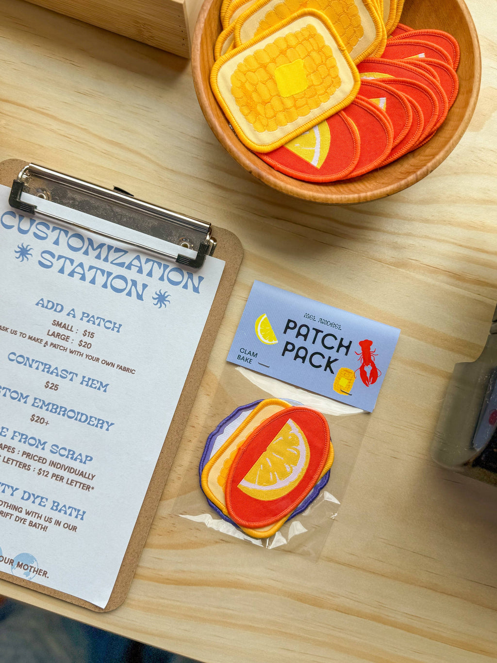 Iron On Patch Pack - Clam Bake