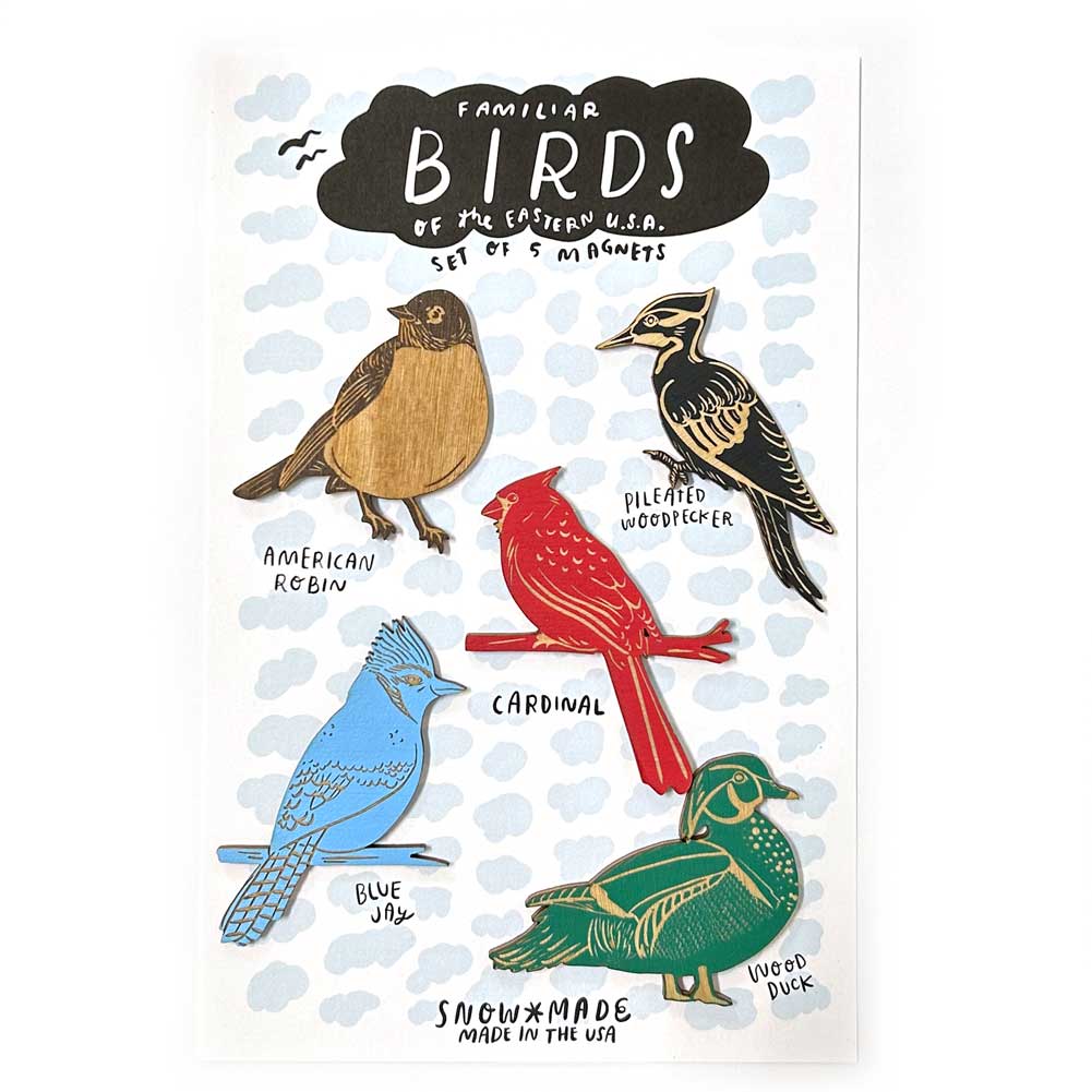 Eastern Birds - Set of 5 Magnets: Various