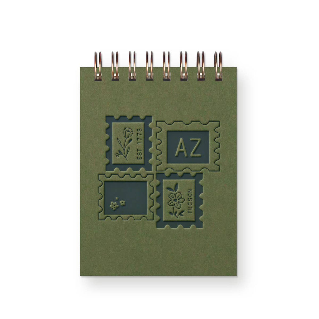 Custom City Stamp Mini Jotter Notebook: Heirloom Cover