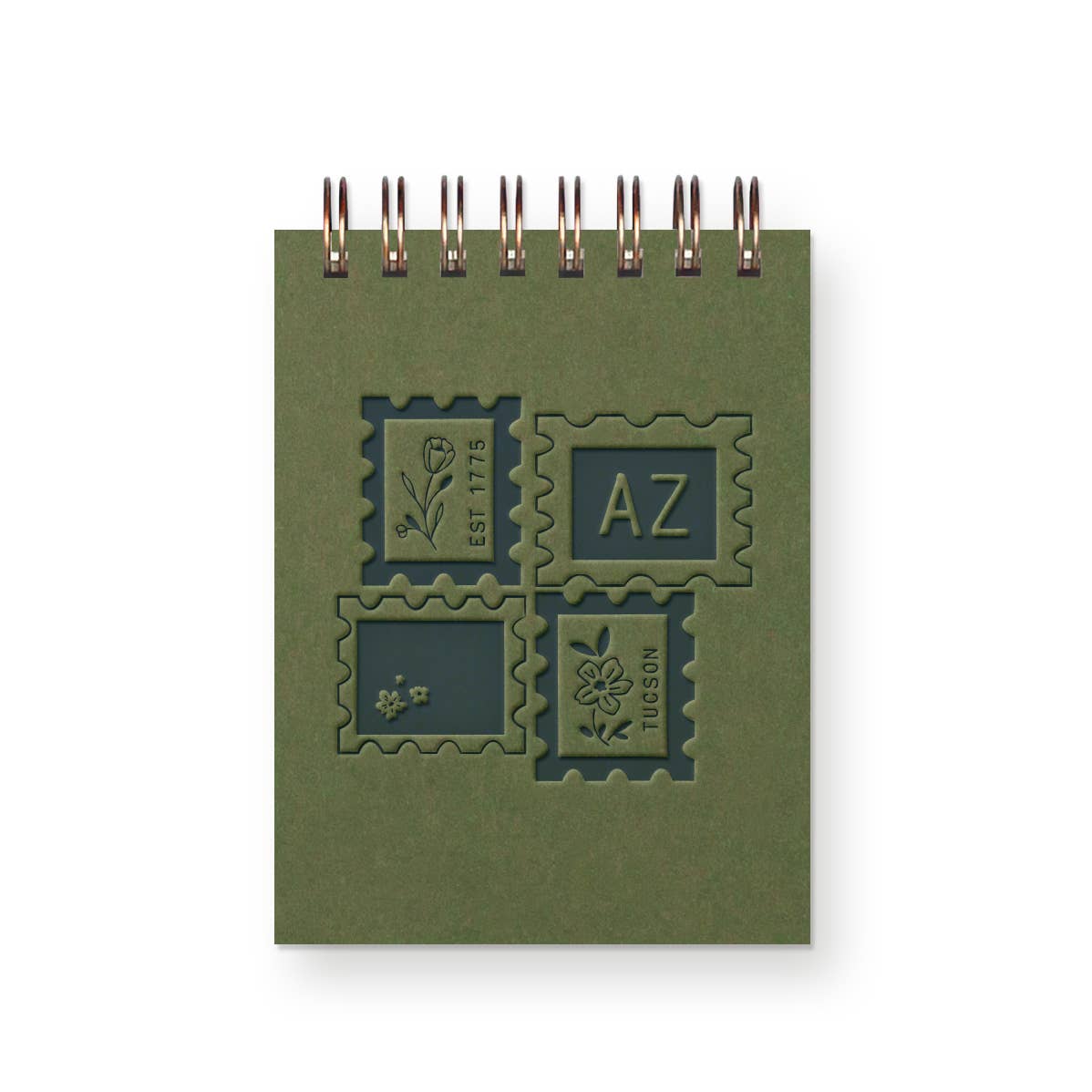 Custom City Stamp Mini Jotter Notebook: Heirloom Cover