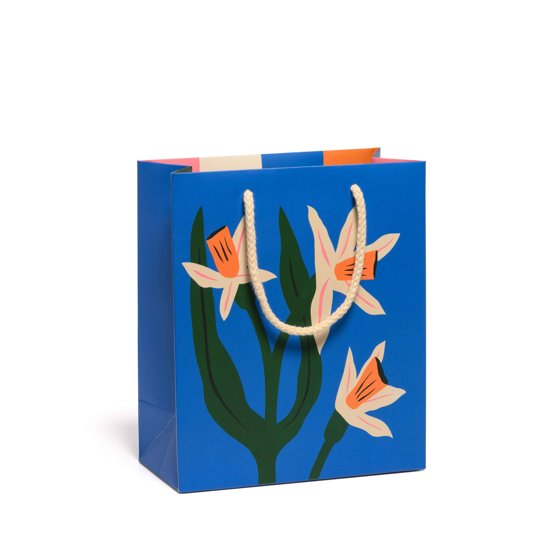 Blue Daffodils medium gift bag: Medium