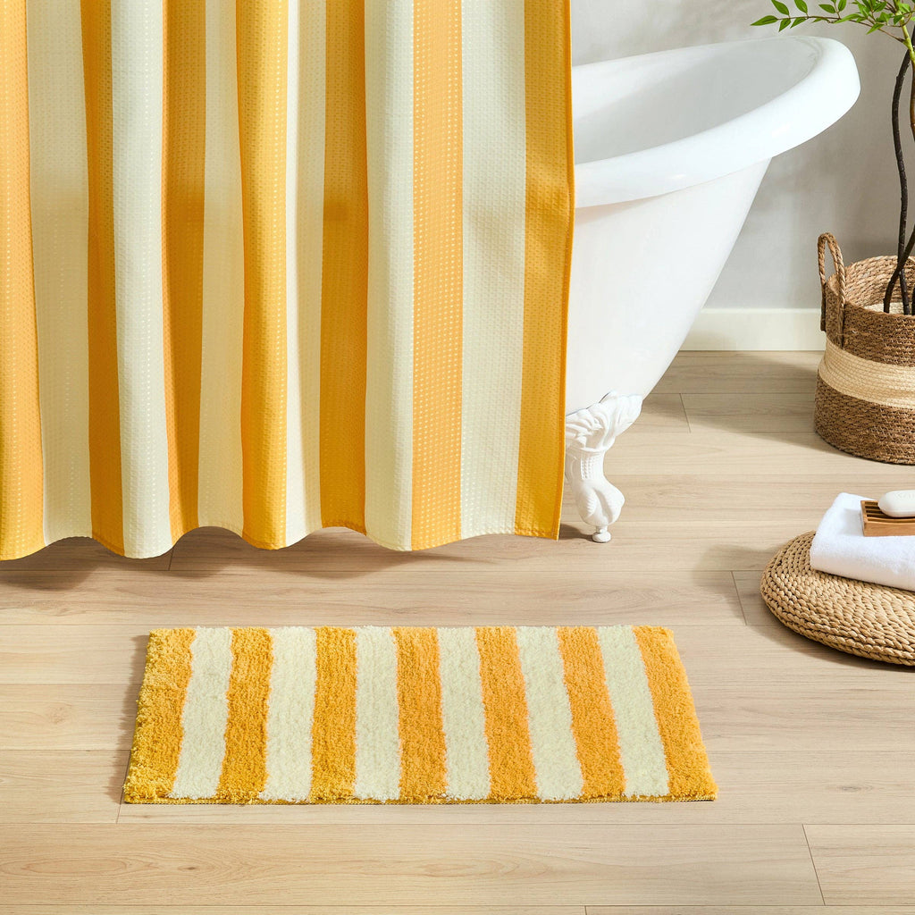 Flamingo Bath Mat (Yellow): 20x32 inch
