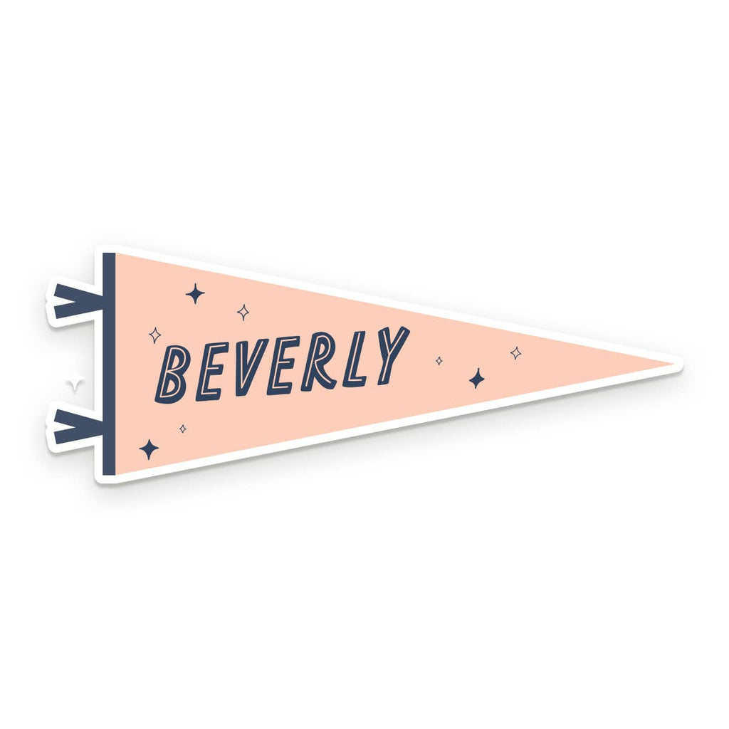 Custom City Pennant Sticker: Heirloom