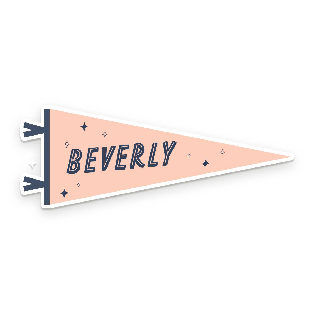 Custom City Pennant Sticker: Heirloom