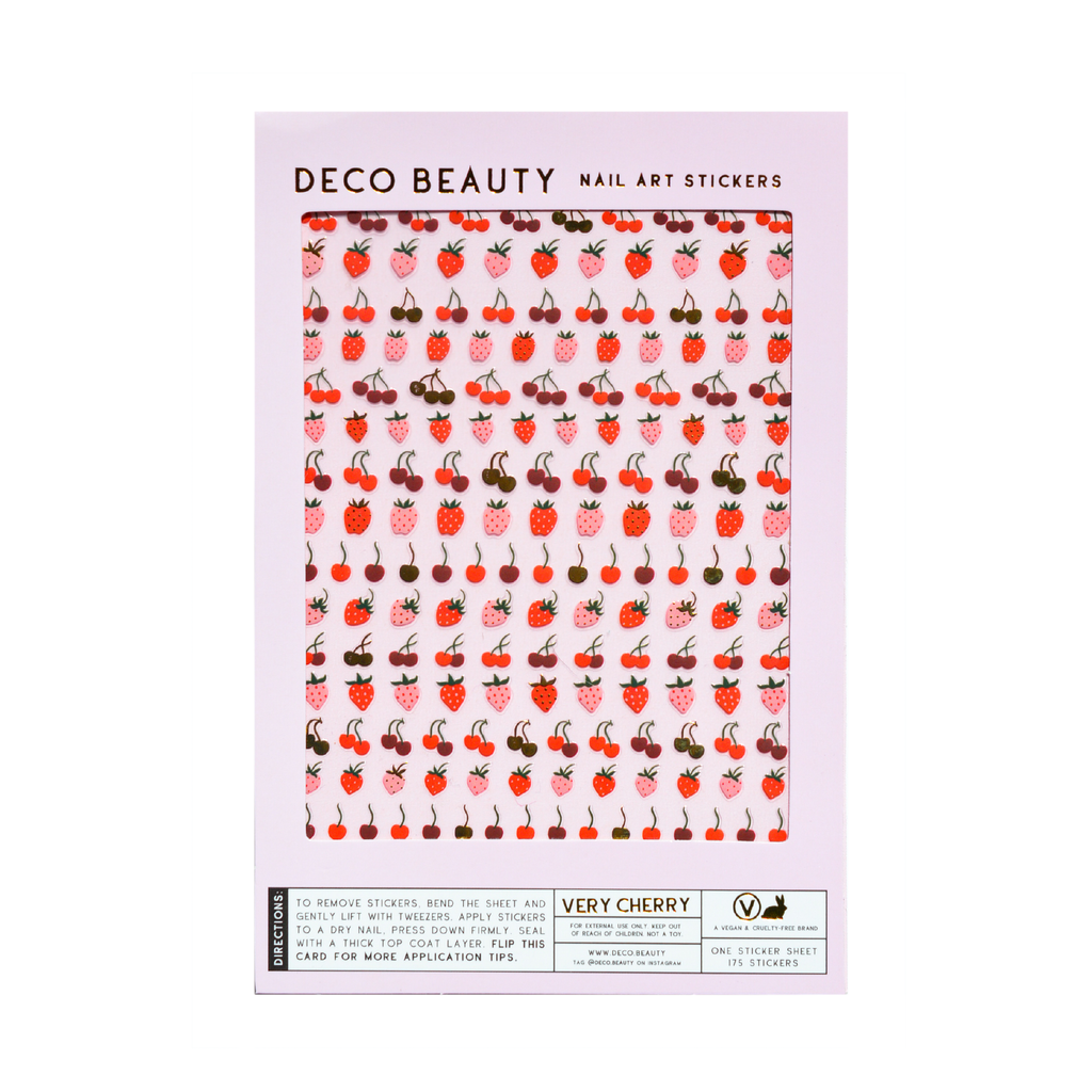 Nail Art Stickers - VERY CHERRY