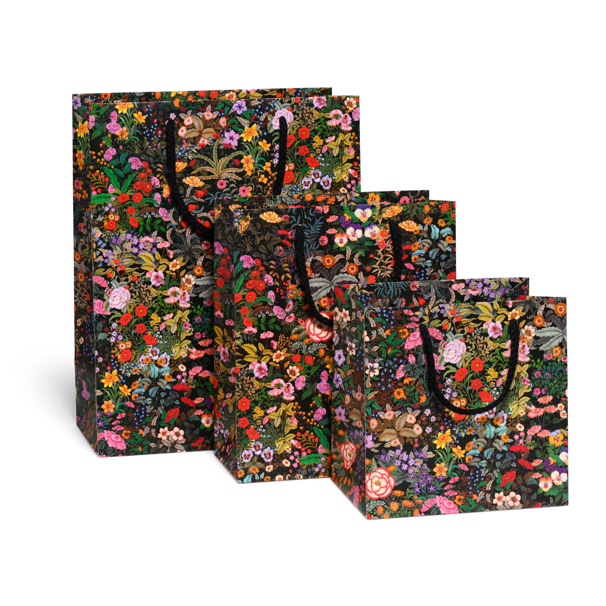 Meadow Black gift bags: Medium